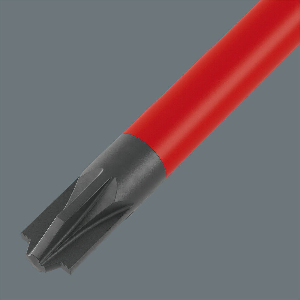 Wera Tools - 165 iSS PZ/S VDE Insulated screwdriver with reduced blade diameter for PlusMinus screws (Pozidriv/slotted)