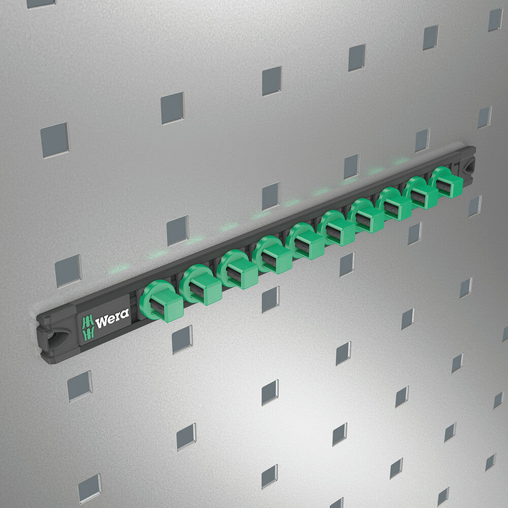 Wera Tools - 9602 Magnetic socket rail, 1/2", empty