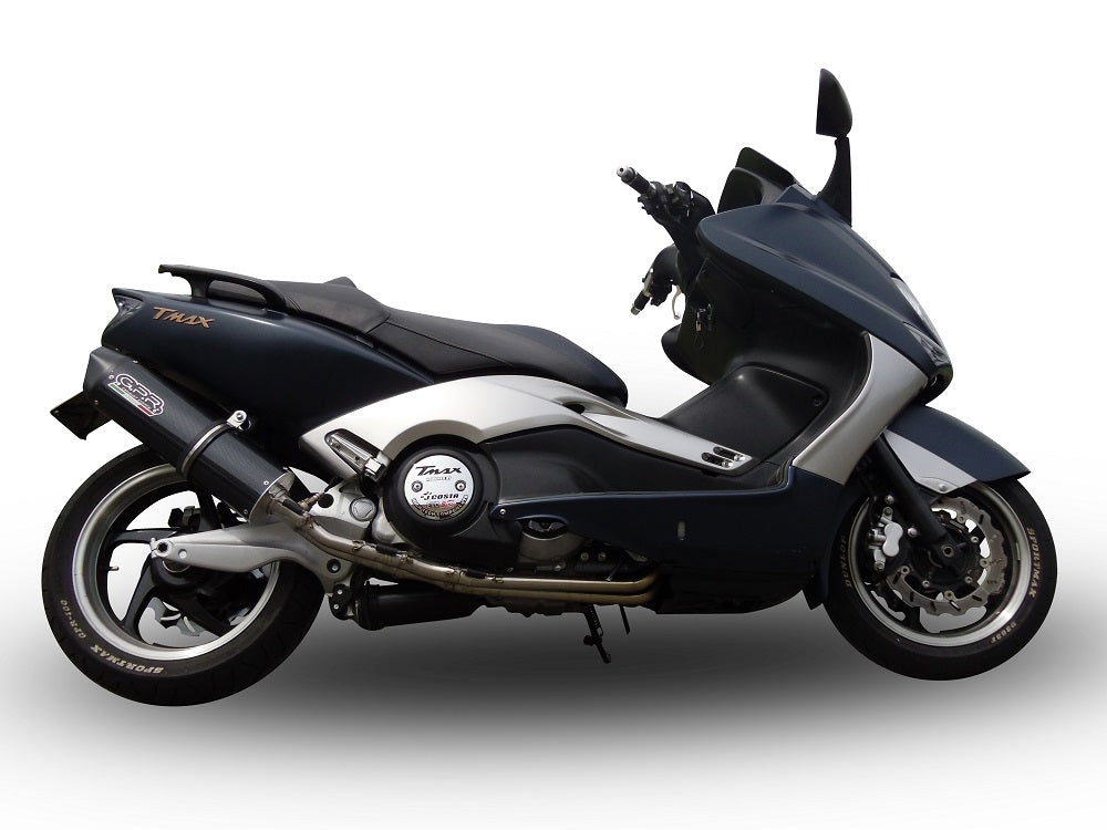 GPR-Exhaust---Furore-Nero-Full-Line-for-T-Max-500-from-2001-to-2011-dB-Killer-Catalyst