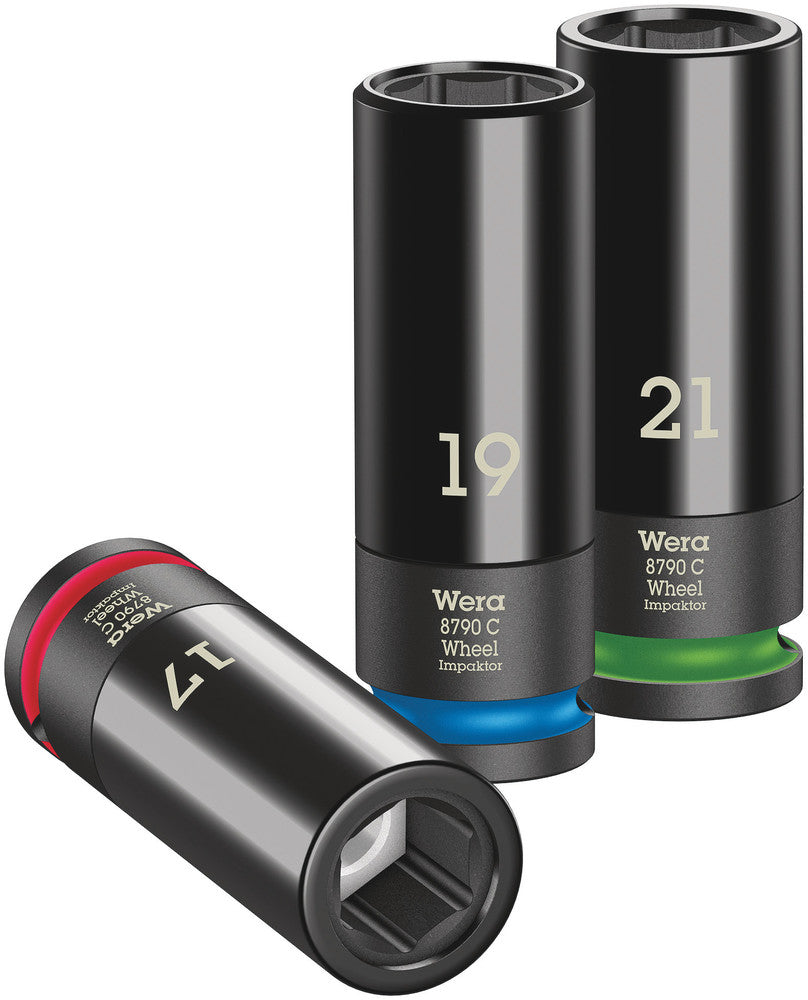Wera Tools - Wheel Impaktor C Set 1 Socket set, 1/2" drive