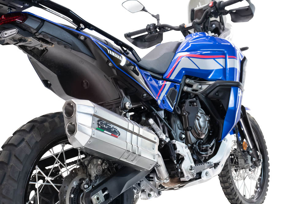 GPR-Exhaust---Hyper-Sonic-Inox-Slip-on-for-Tenere-700-from-2021-to-2024-dB-Killer-Link-Pipe