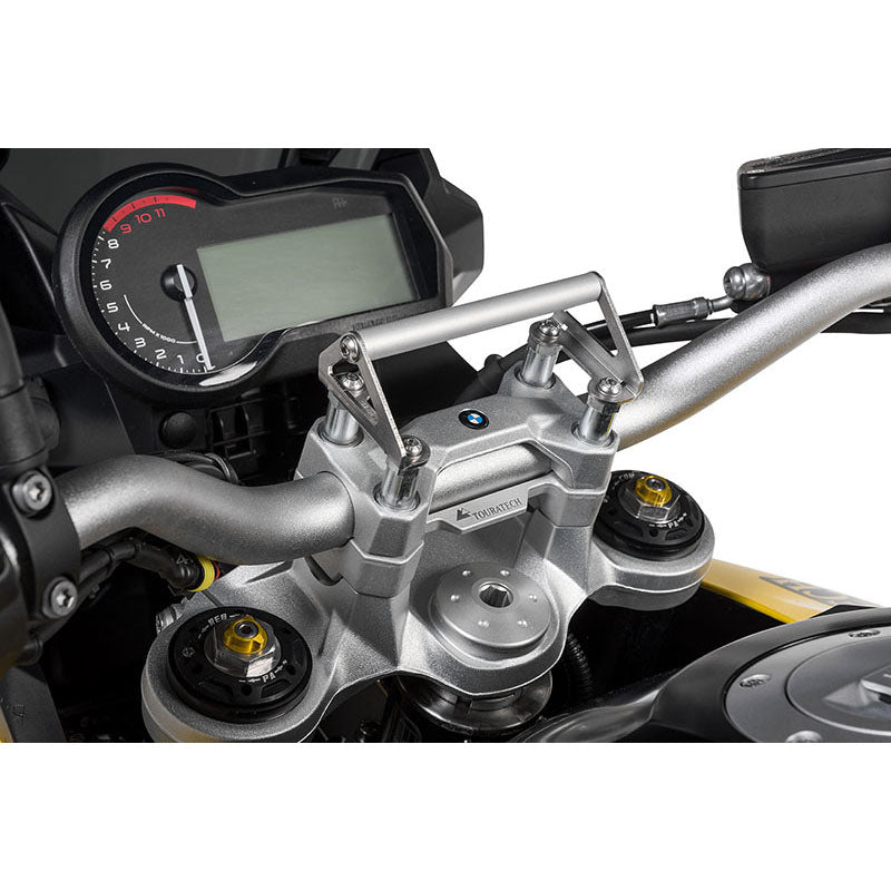 Touratech - Handlebar GPS Mounting Bracket for 20mm Handlebar Riser - BMW F850GS /GSA