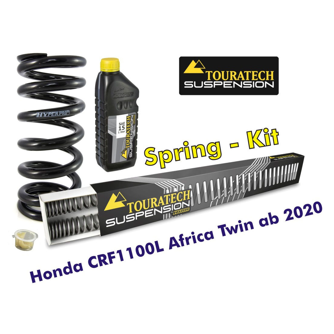 Touratech - Progressive Fork & Shock Springs - Honda Africa Twin CRF1100L