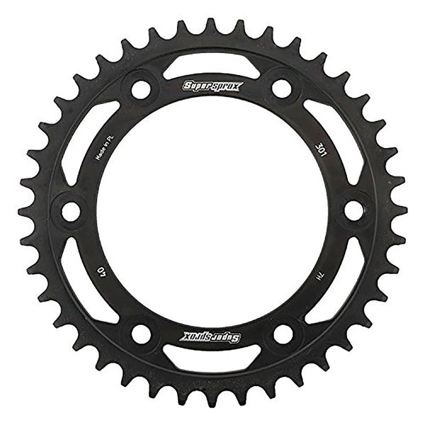Supersprox-SPROCKET 40 Rear HONDA Black SUPERSPROX RFE-301-40-BLK