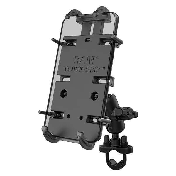 RamMount-Quick-Grip XL Phone Holder with short arm