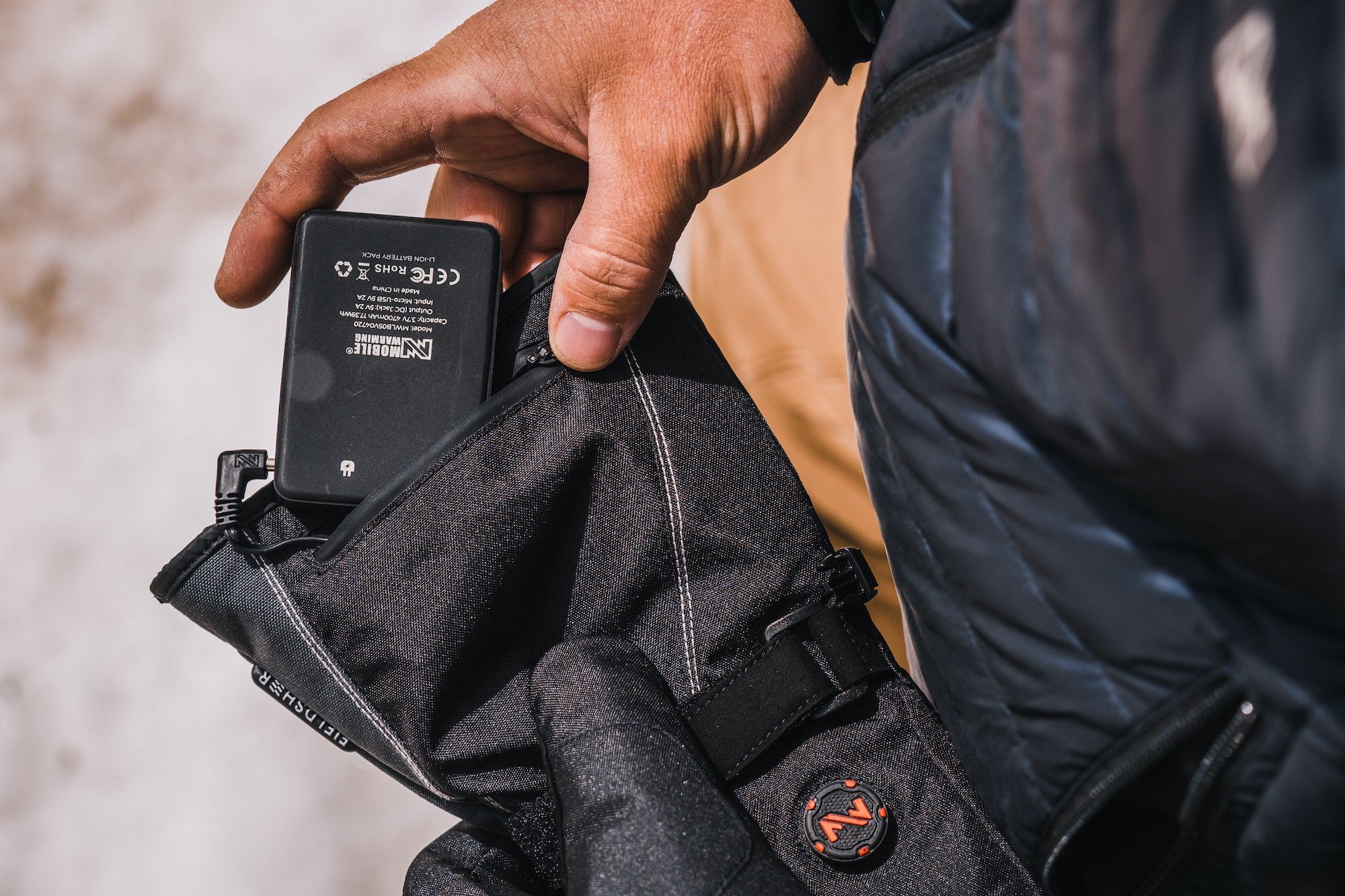 Mobile Warming - 7.4V Glove Battery for Heated Gloves