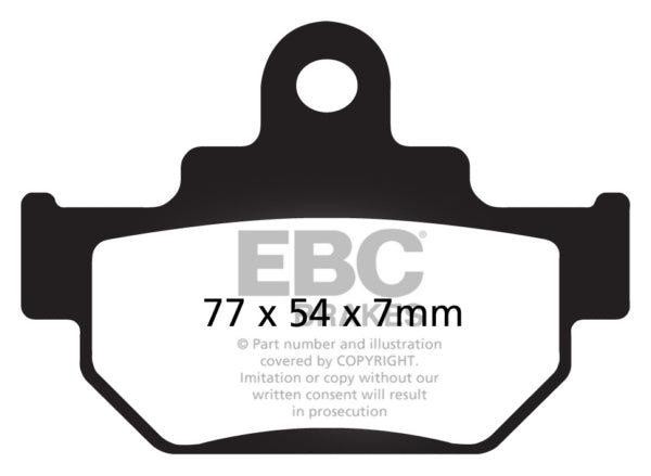 EBC - V-Pad Brake Pad - Front (FA106V)