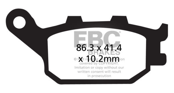 EBC - V-Pad Brake Pad - Rear (FA174V)
