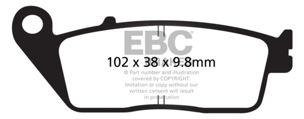 EBC - V-Pad Brake Pad - Front (FA196V)