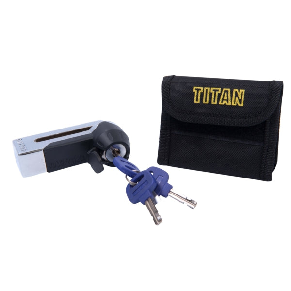 OxfordProducts-DISC LOCK TITAN BK/SI OXFORD OF50 5030009000508