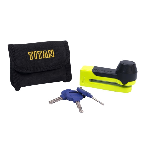 OxfordProducts-DISC LOCK TITAN BK/YE OXFORD OF51 5030009000515