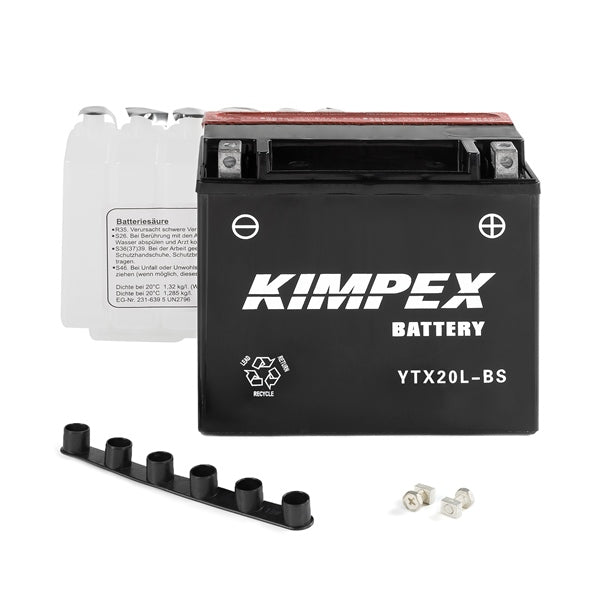 Kimpex - AGM Battery Maintenance Free (YTX20L-BS/HTX20L-BS)