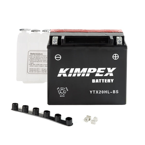 Kimpex - AGM Battery Maintenance Free High Performance (YTX20HL-BS)