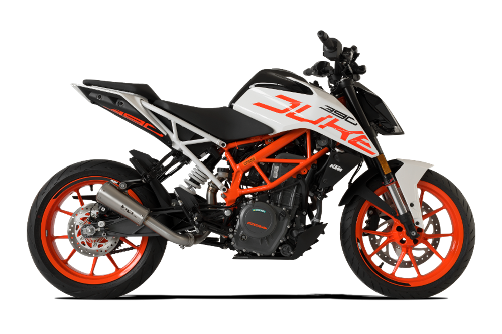 HPCorse - GP-07 Muffler for KTM Duke 390 - 2017 to 2020