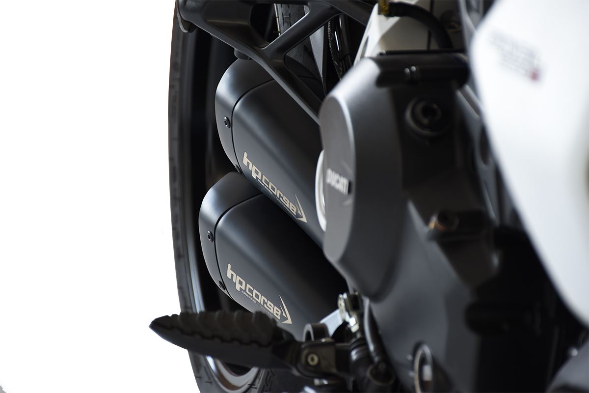 HPCorse - Hydroform Short Muffler for Ducati Diavel 1260 - Race Use Only