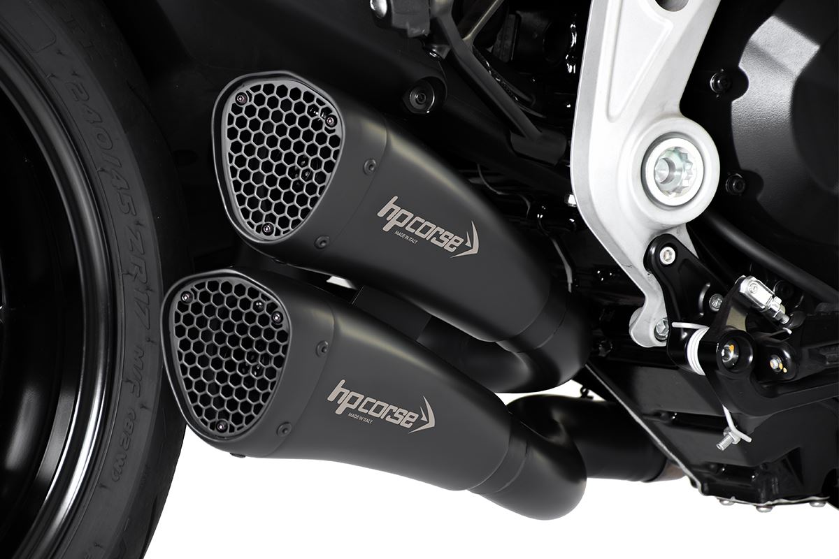 HPCorse - Hydroform Short Muffler for Ducati Diavel 1260 - Race Use Only