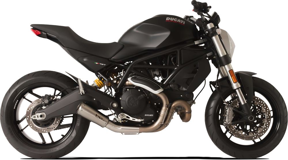 HPCorse - GP-07 Muffler for Ducati Monster 797 - Race Use Only