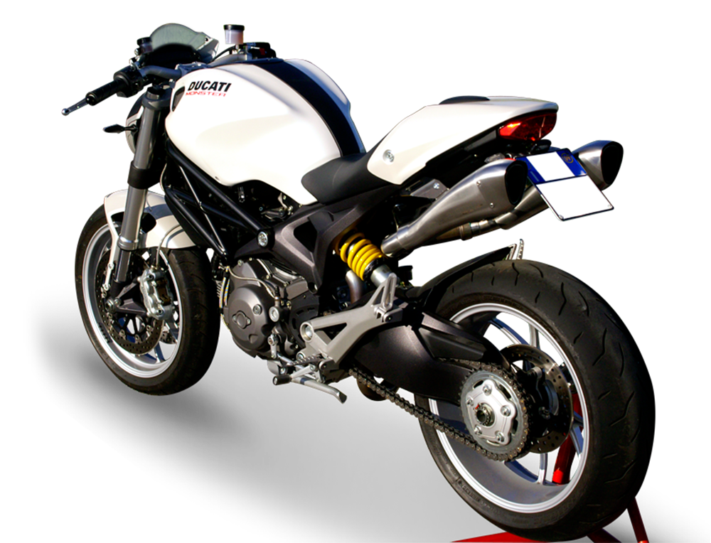 HPCorse - Hydroform Muffler for Ducati Monster 1100 (2010-2014), 769 (2010-2014), 696 (2008-2014)