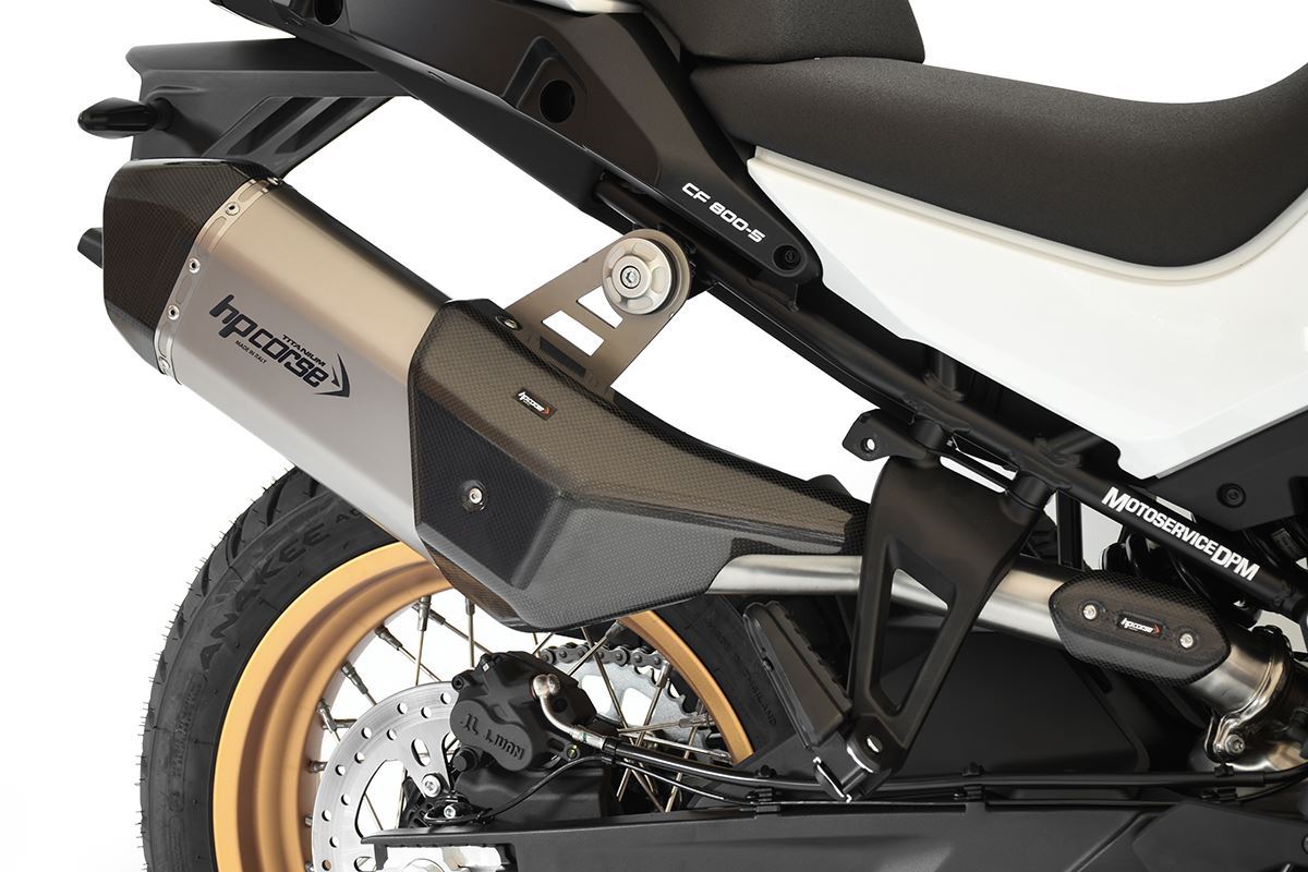 HPCorse - SPS-Carbon Short for CFMoto 800MT 2023-2026