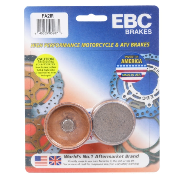 EBC-FA21R EBC BRAKE PAD FA21R 840655059875