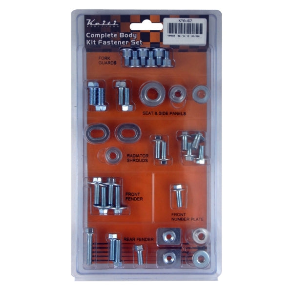 Keiti-PLASTIC FASTENER KIT KYA-67 4714086072535