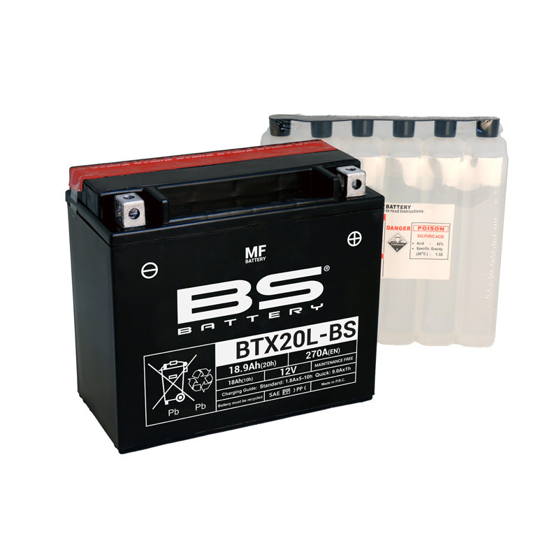 BS Battery - BS MF - BTX20L-BS (YTX20L-BS)