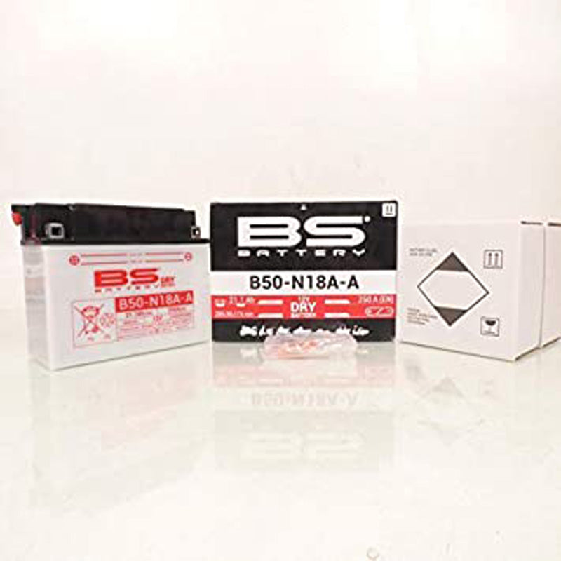 BS Battery - BS DRY - B50-N18A-A (With Acid Pack) (Y50-N18A-A)