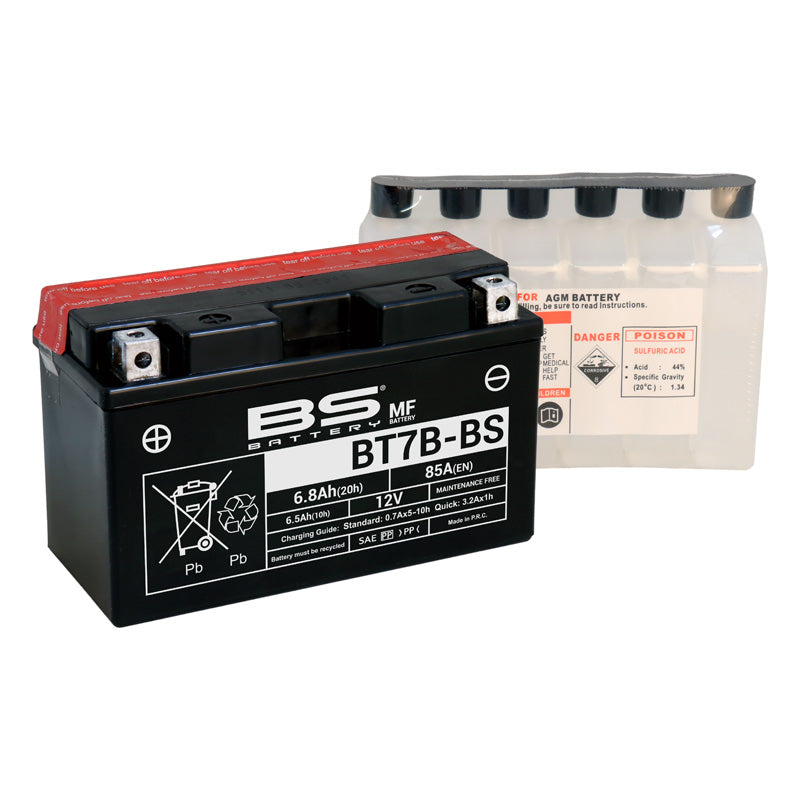 BS Battery - BS MF - BT7B-BS (YT7B-BS)
