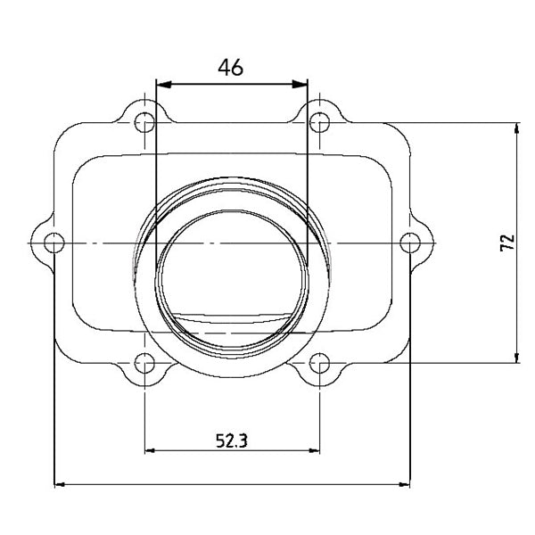 Kimpex-CARBURETOR FLANGE BRP 420-667-109 