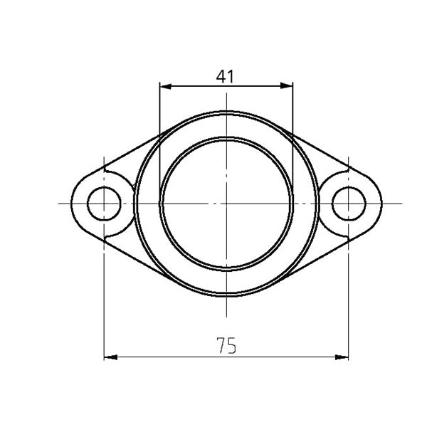 Kimpex-CARBURETOR FLANGE POL 3084673