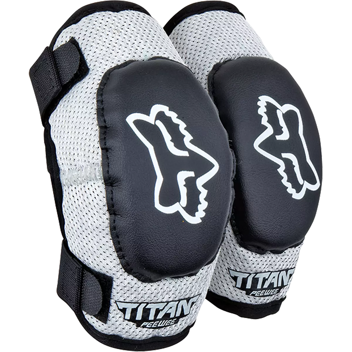 Fox Racing - Peewee Titan Elbow Guard-Black/Silver (08038-464)