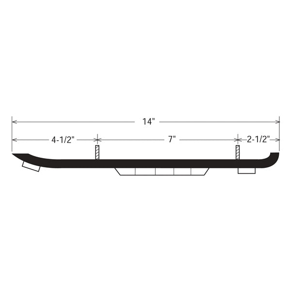 Kimpex-CARBIDE WEARBAR SINGLE 90D QTY2 POL 371879 779423079213