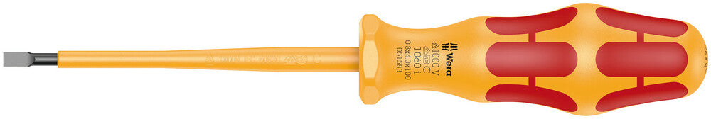 Wera Tools - 1060 i VDE-insulated Kraftform slotted screwdriver