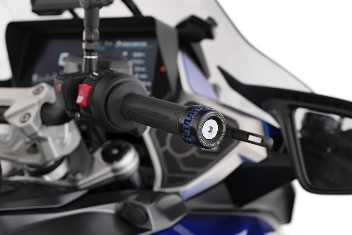 Allows individual adjustment of the throttle grip’s rotational resistance &