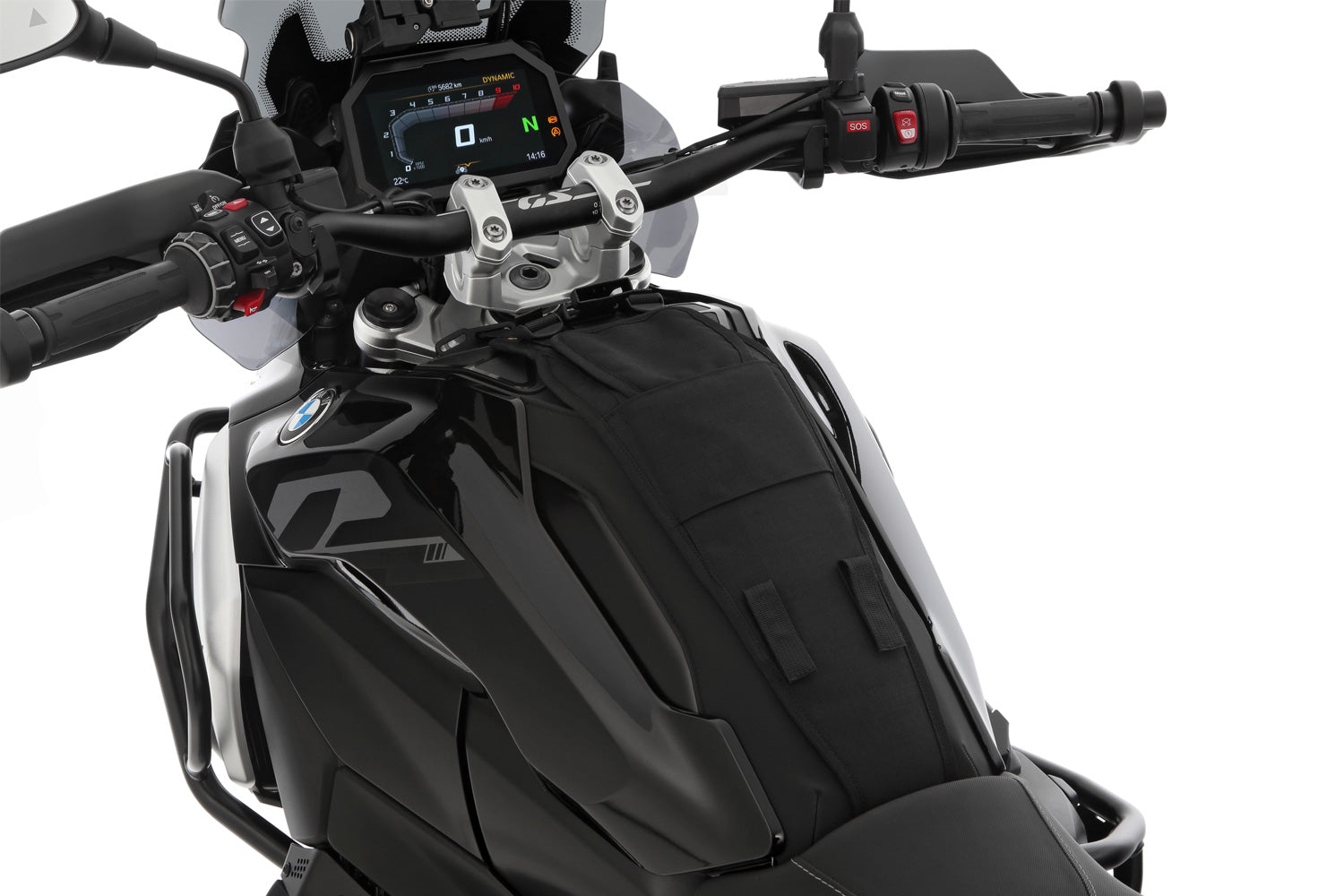System mount for the tank bags of the Wunderlich ELEPHANT series