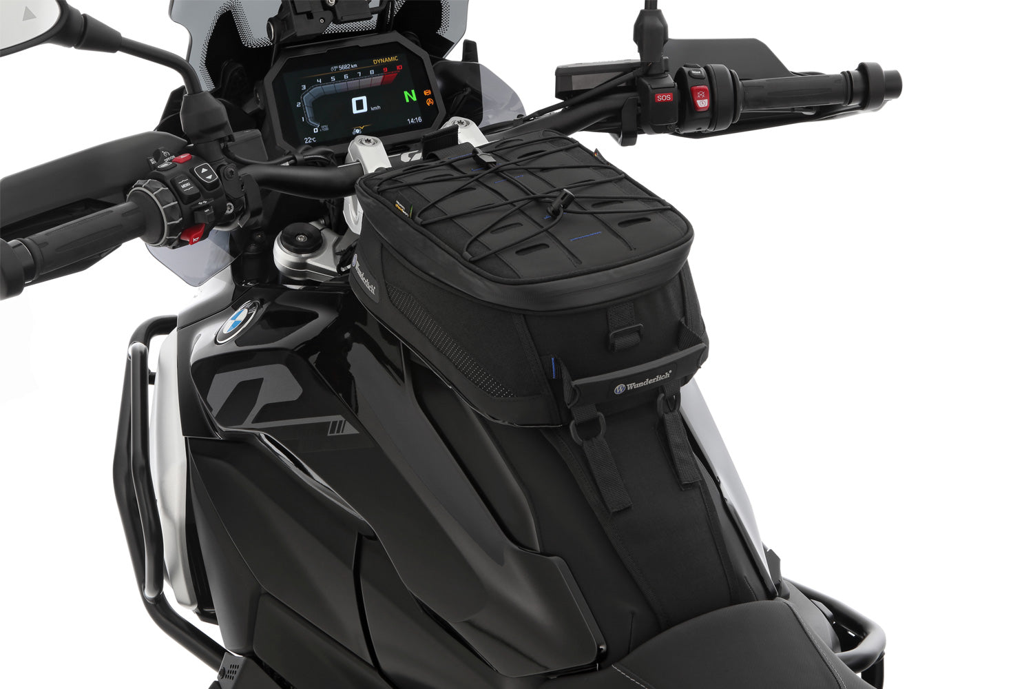 System mount for the tank bags of the Wunderlich ELEPHANT series