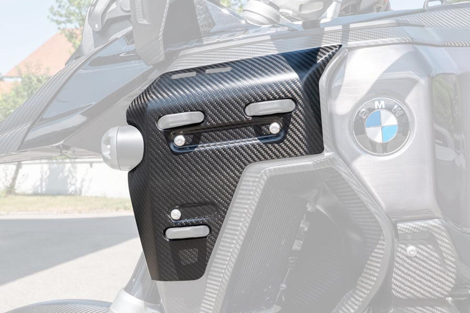 Ilmberger - Radiator Cover with Holes for Bag Mounts for R 1300 GS ADV.