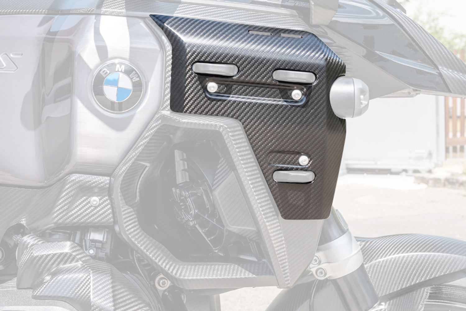 Ilmberger - Radiator Cover with Holes for Bag Mounts for R 1300 GS ADV.