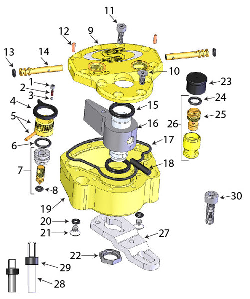 Scotts - Replacement Tower Pin and Components