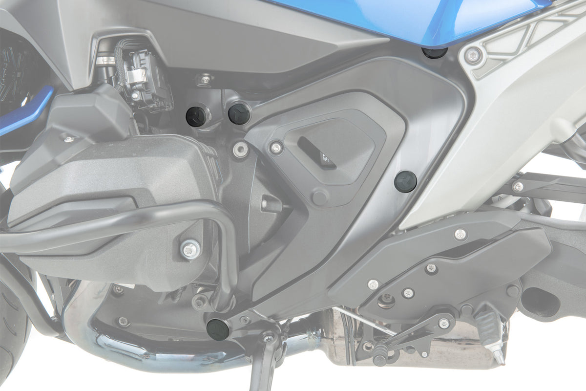 Set consisting of a total of nine model-specific frame plugs ✔ Premium components ✔ Integrated design