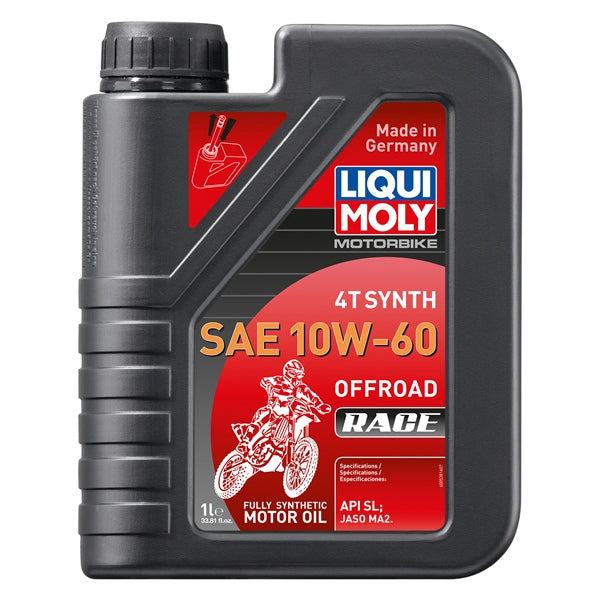 LiquiMoly - 4T SAE MX/Off-Road Race Synthetic Engine Oil - 10W60