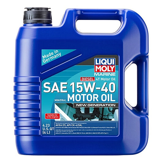 LiquiMoly-OIL MOTOR 15W40 MARINE DIESEL 4T 4L 22520 4100420225208