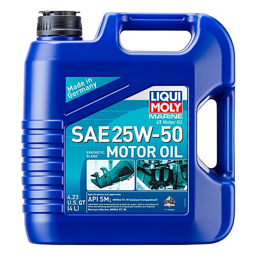 LiquiMoly-MOTOR OIL MARINE 4T 25W-50 4L 22510 4100420225109