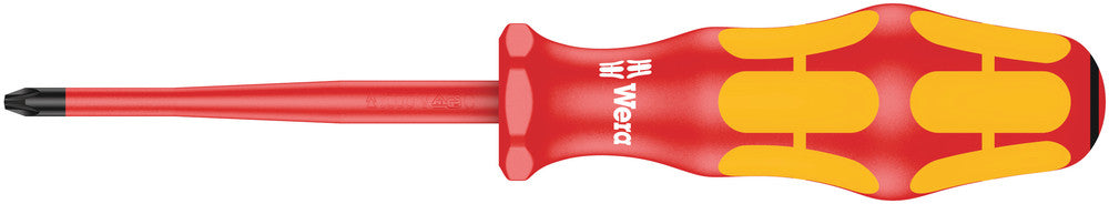 Wera Tools - 165 iS PZ VDE Insulated screwdriver with reduced blade diameter for Pozidriv screws