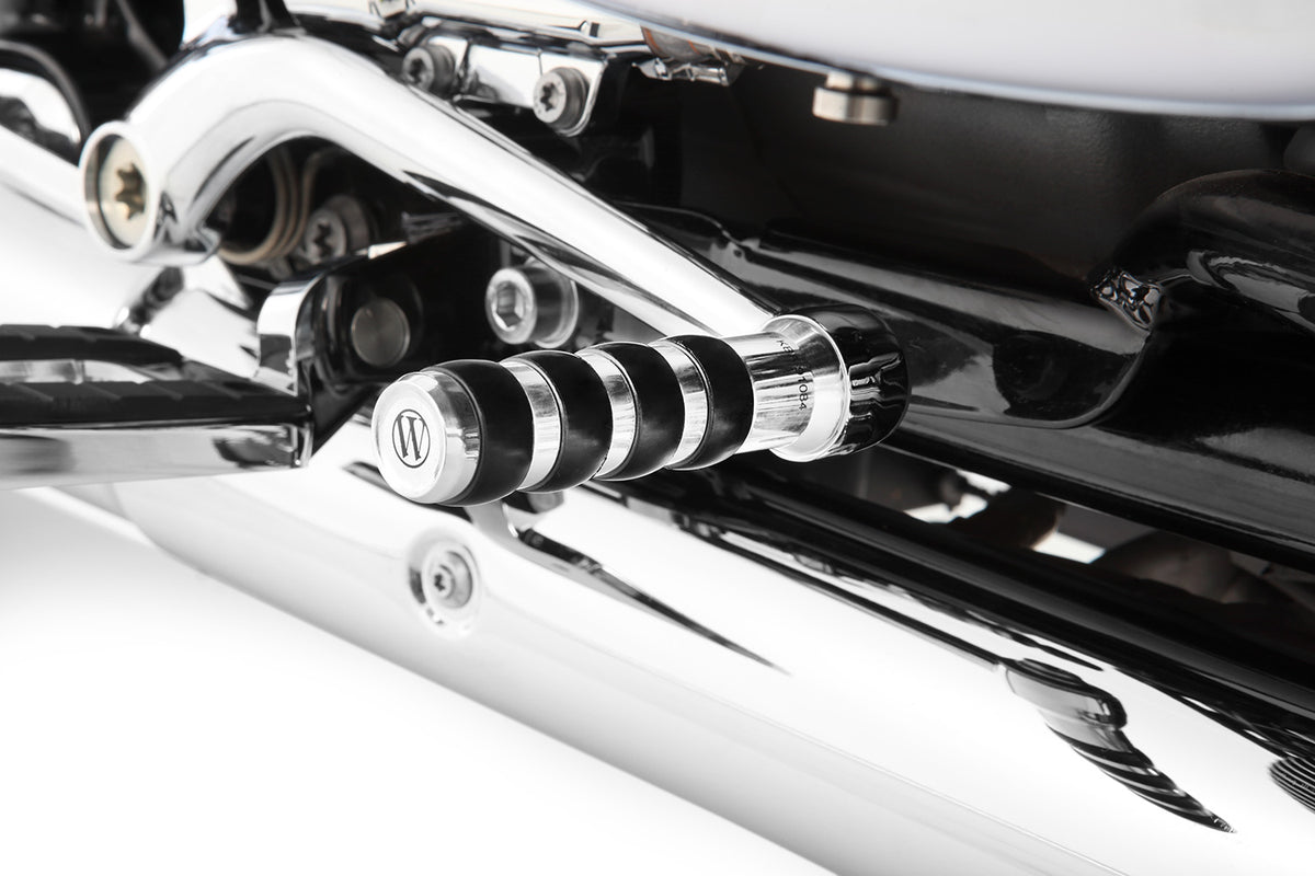 Our brake lever extension optimises the operation of the foot brake on the BMW R 18