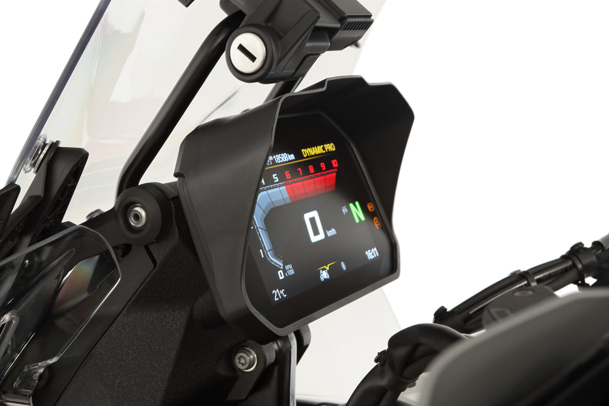 Wunderlich Glare shield for Cockpit TFT 6.5 inch - complete your BMW ✔ Premium components ✔ Integrated design ➜ Order now