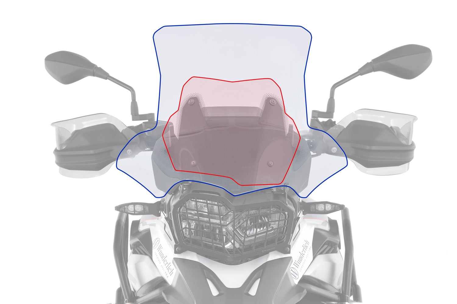 Wunderlich Windshield  MARATHON - complete your BMW ✔ Premium components ✔ Integrated design ➜ Order now
