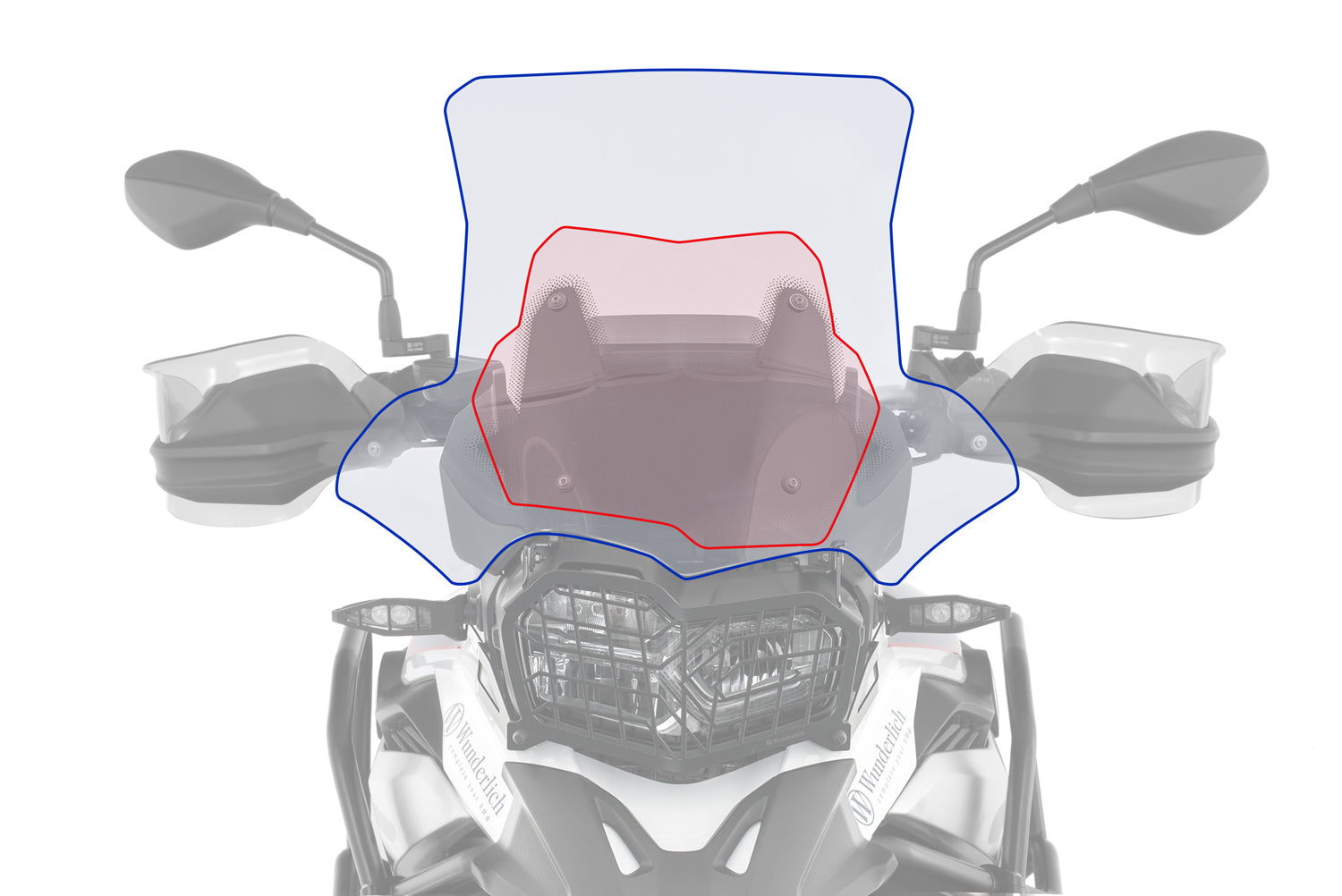Wunderlich Windshield  MARATHON - complete your BMW ✔ Premium components ✔ Integrated design ➜ Order now