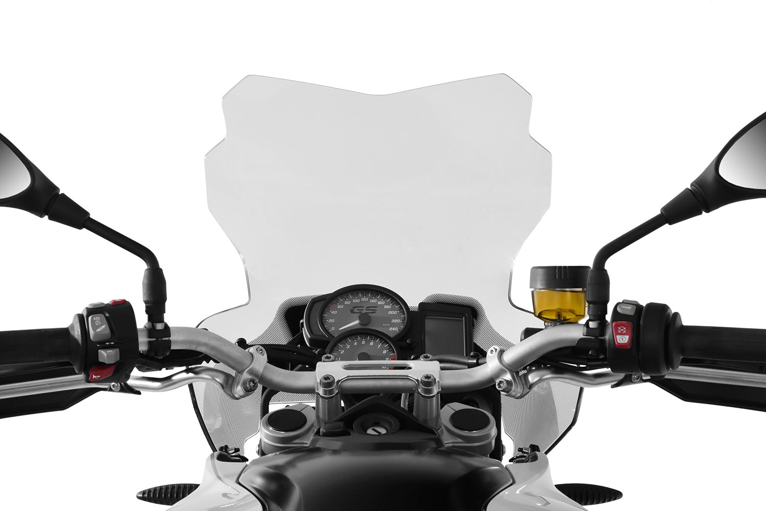 With a height of 460 mm, the plate is the perfect compromise between maximum wind protection and minimum dimensions.