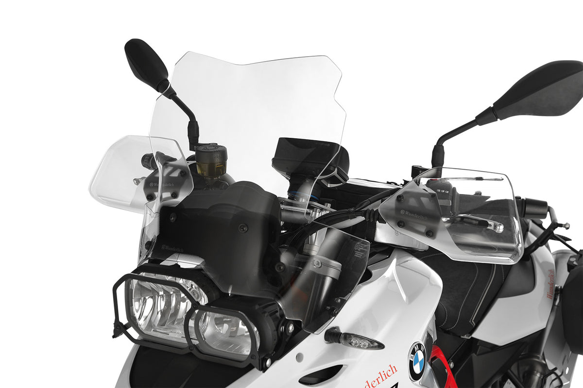 With a height of 460 mm, the plate is the perfect compromise between maximum wind protection and minimum dimensions.